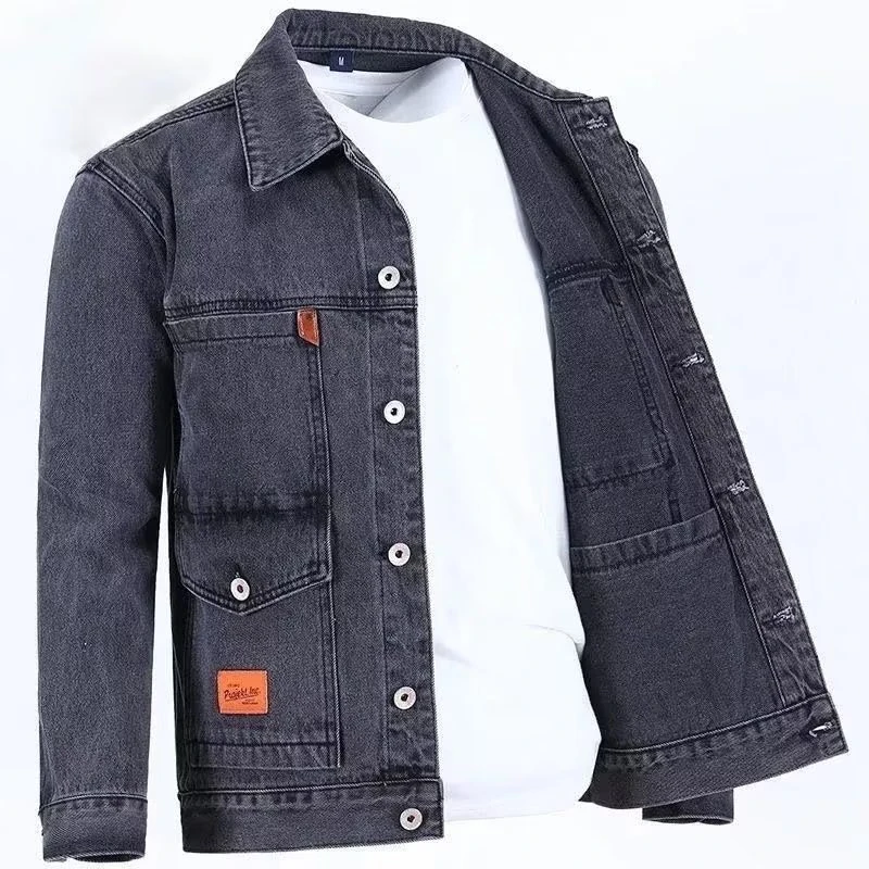 Men's Spring and Autumn Denim Jacket thumbnail
