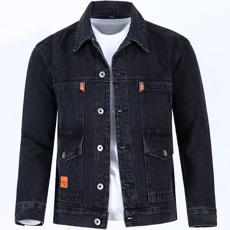Men's Spring and Autumn Denim Jacket thumbnail