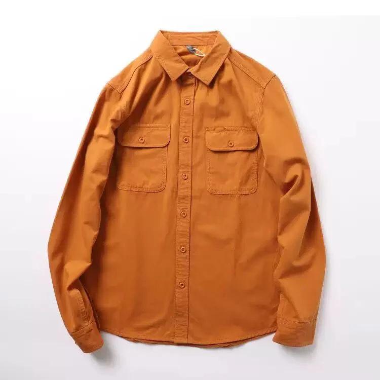 Men's All-match Japanese Style Loose Shirt Long-sleeved thumbnail