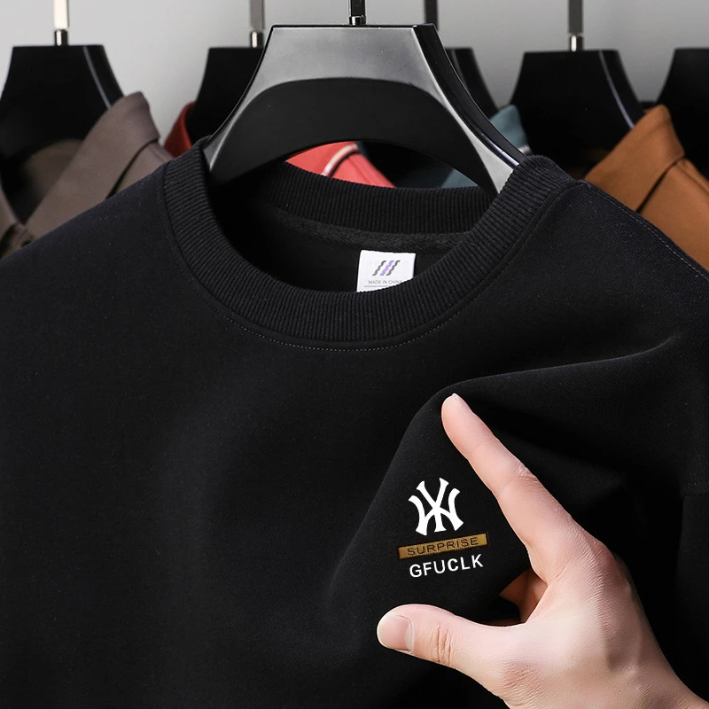 480g Heavyweight Pure Cotton Men's Sweatshirt thumbnail