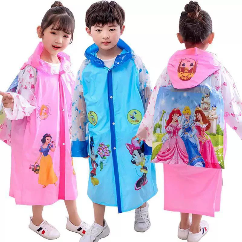 Kindergarten Children's Raincoat Boys and Girls Long Raincoat