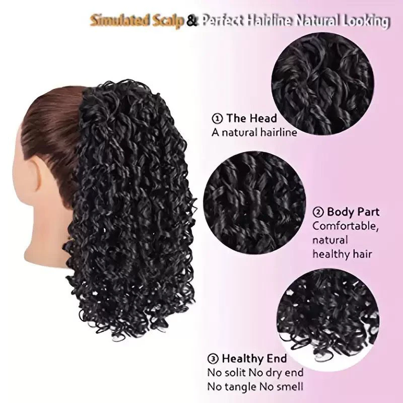 African black curled wig