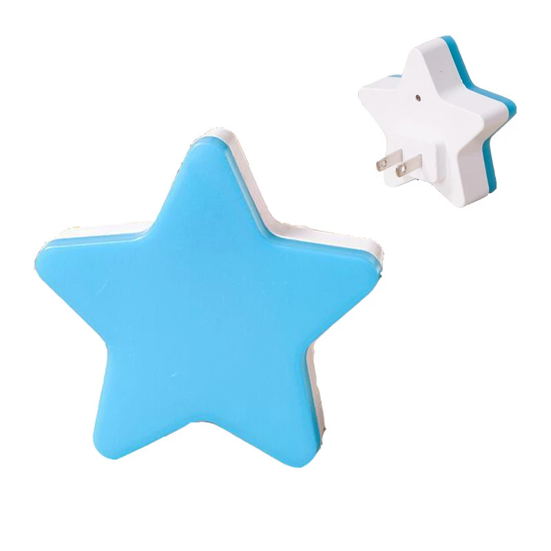 Light-Controlled Five-Pointed Star Night Light Led