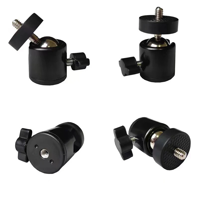 Metal tripod head, ball head, 360° rotation and adjustment thumbnail