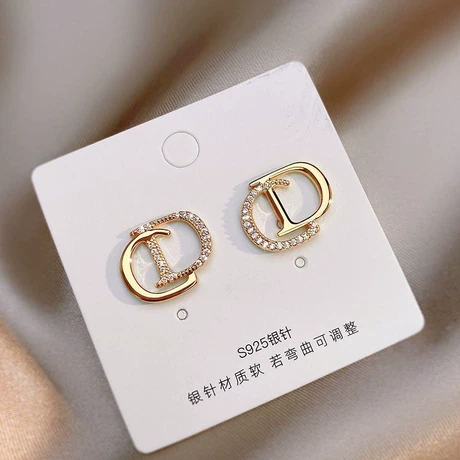 S925 Silver Needle K-Style Earring