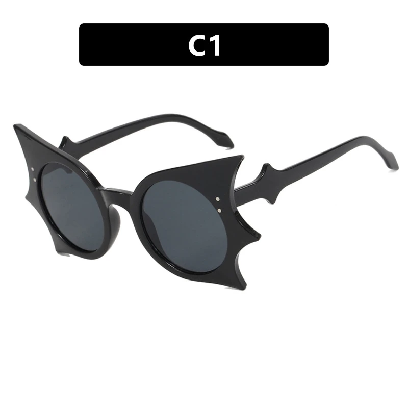 Bat-shaped hip-hop quirky sunglasses thumbnail