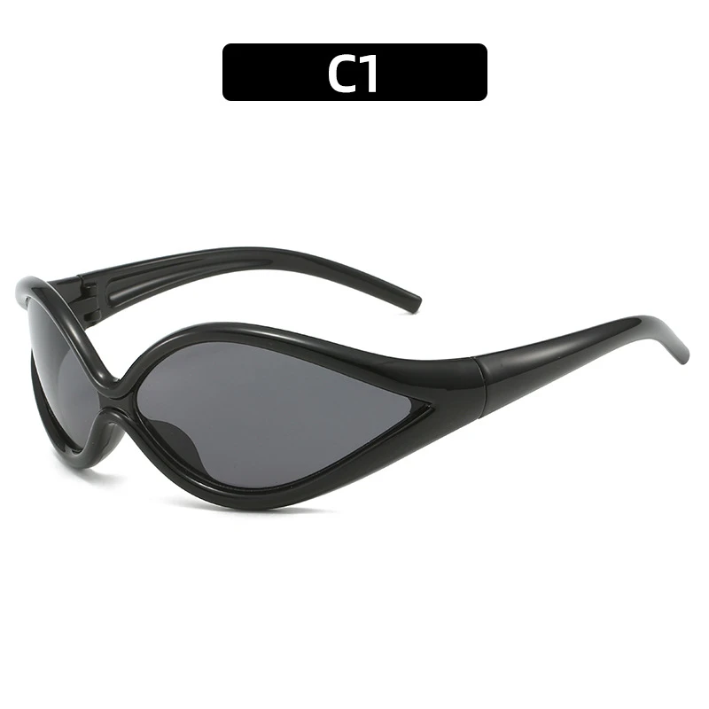color matching cat eye new women's sunglasses thumbnail