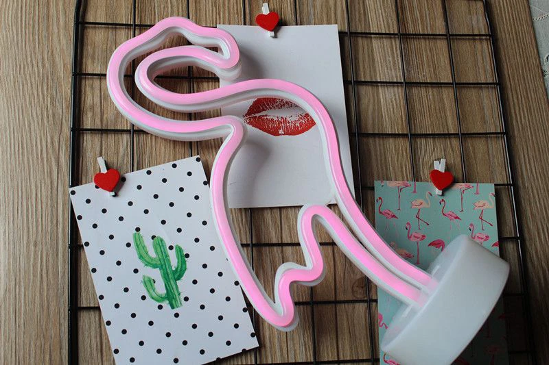 Creative LED base neon table lamp thumbnail