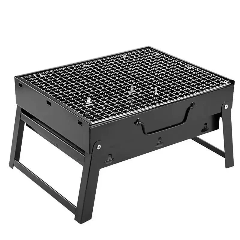 Folding barbecue grill outdoor grill stove