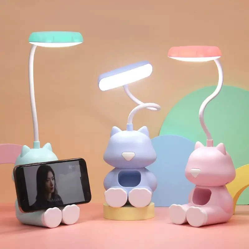 Creative cartoon USB charging small table lamp thumbnail