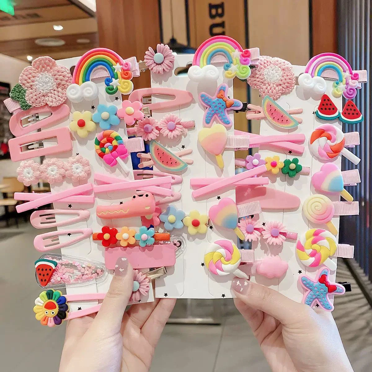 Korean girls 14-piece hair clip