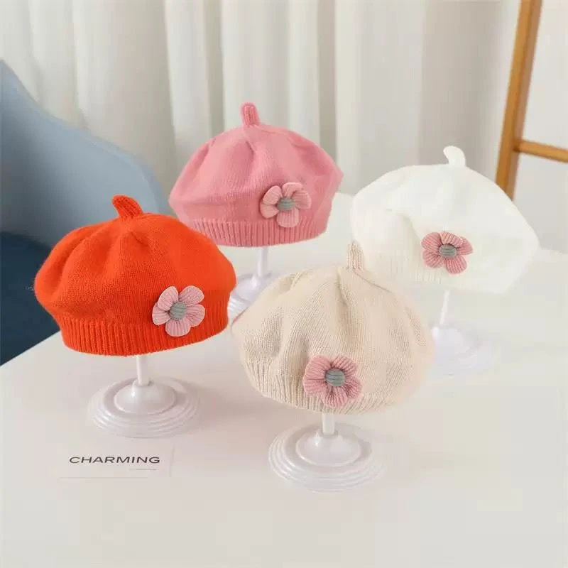 Baby hat autumn and winter baby girls thumbnail