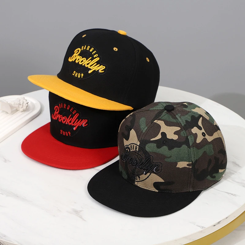 letter embroidery hip-hop hat thumbnail