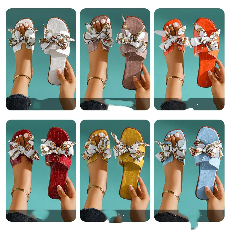 Fashion Bow-Knot Slippers for Women thumbnail