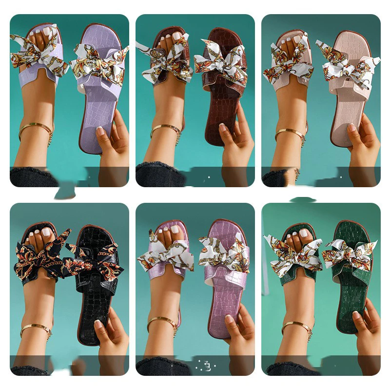 Fashion Bow-Knot Slippers for Women thumbnail