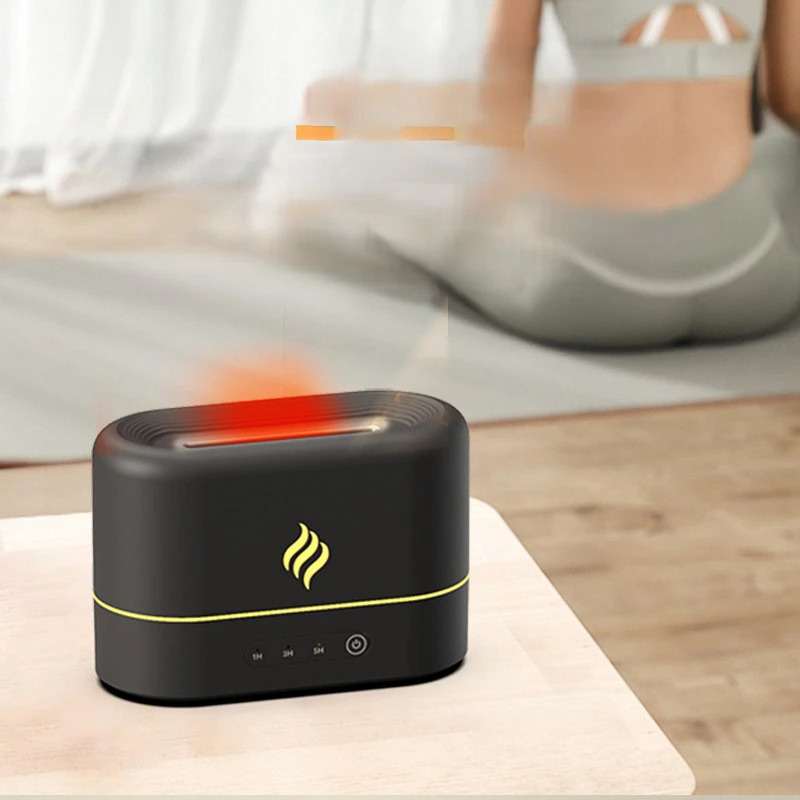 New desktop colorful simulation flame humidifier