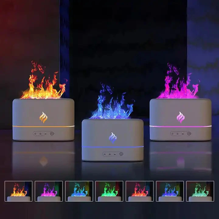 New desktop colorful simulation flame humidifier thumbnail