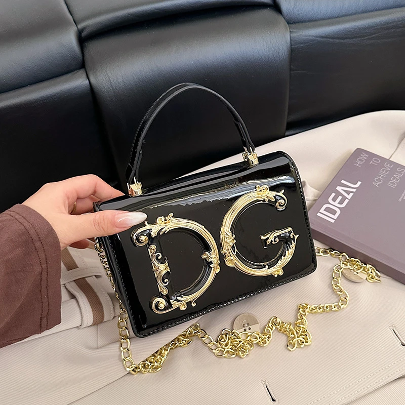 Patent Leather Hand-Held Fashion Women's Bag
