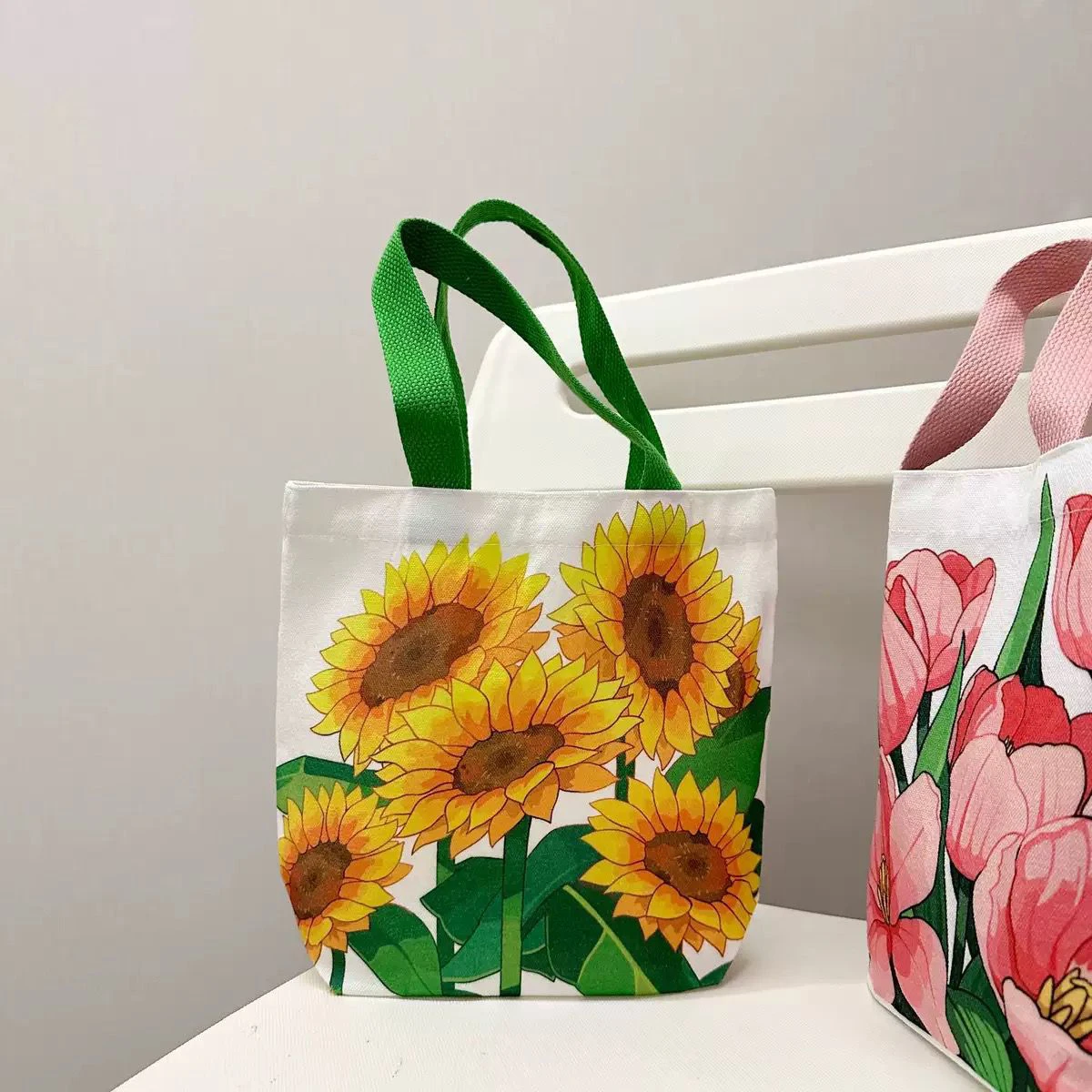 Hand Canvas Tote Bag Baby's