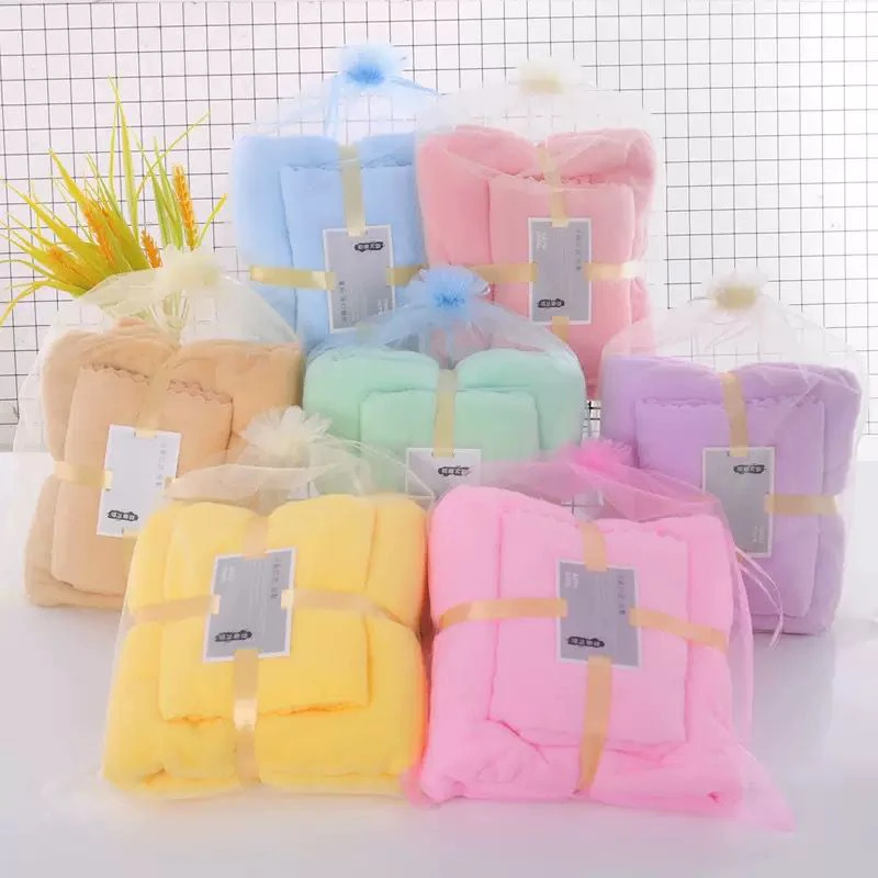 Manufacturer's In-Stock Coral Fleece Duvet Cover Set