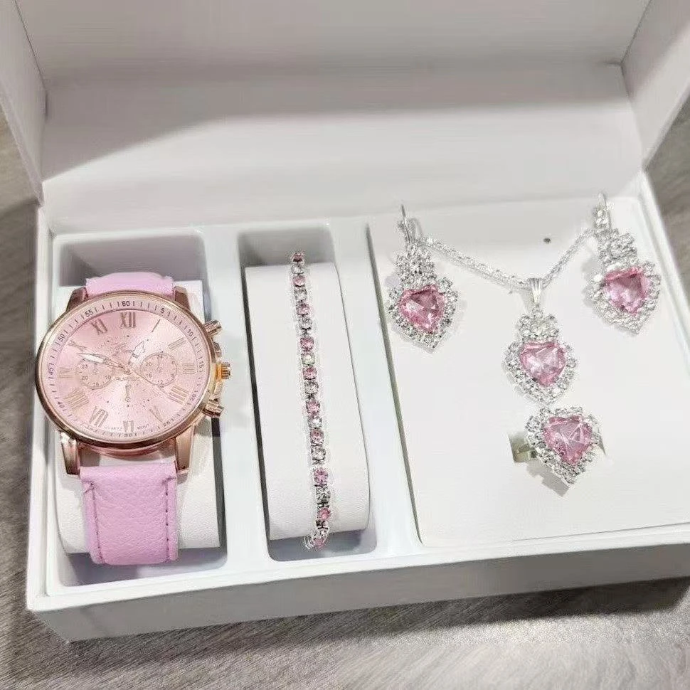 Luxury Women's Quartz Watch Five-Piece Set thumbnail