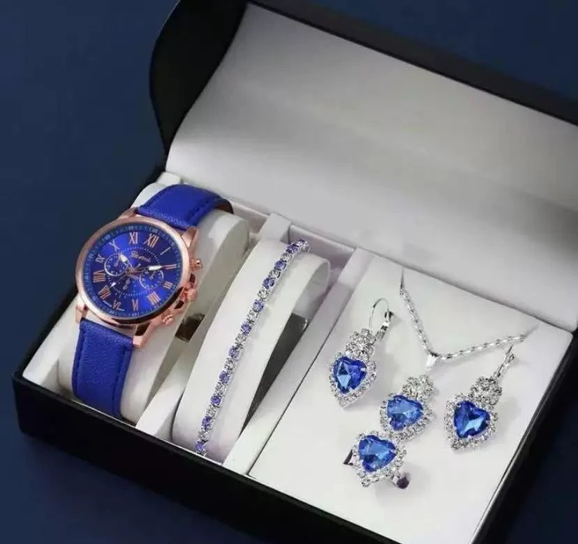 Luxury Women's Quartz Watch Five-Piece Set thumbnail