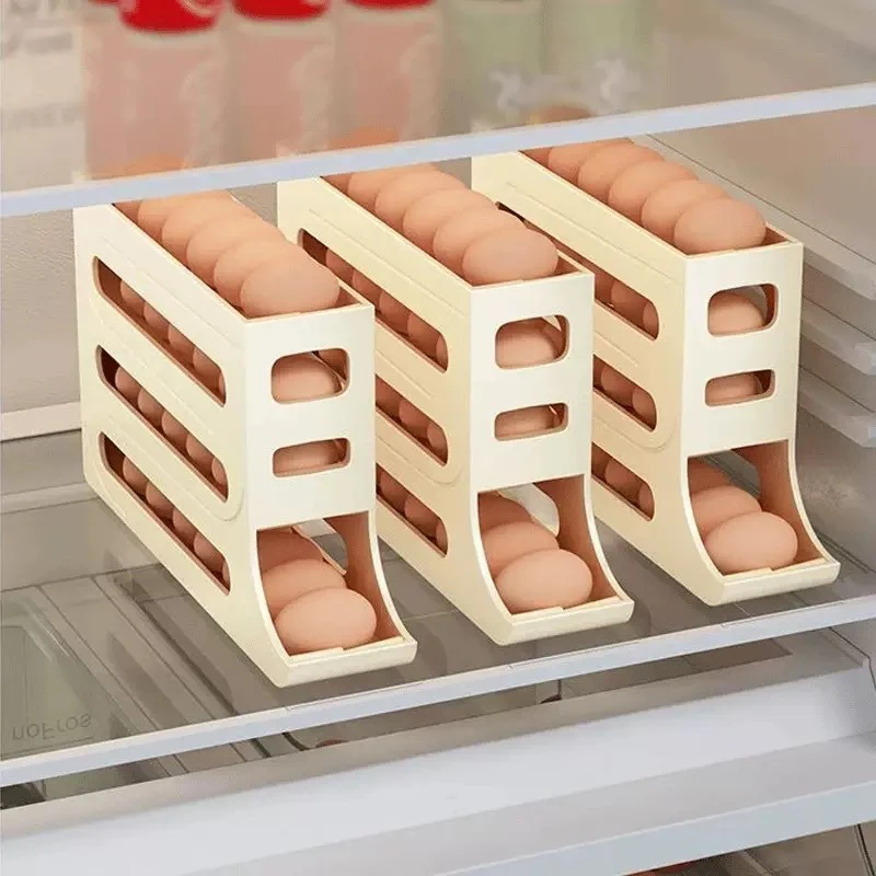 Slide Rolling Egg Storage Box