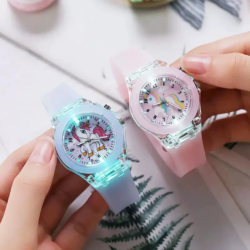 Children's Colorful Luminous Fashion Quartz Watch