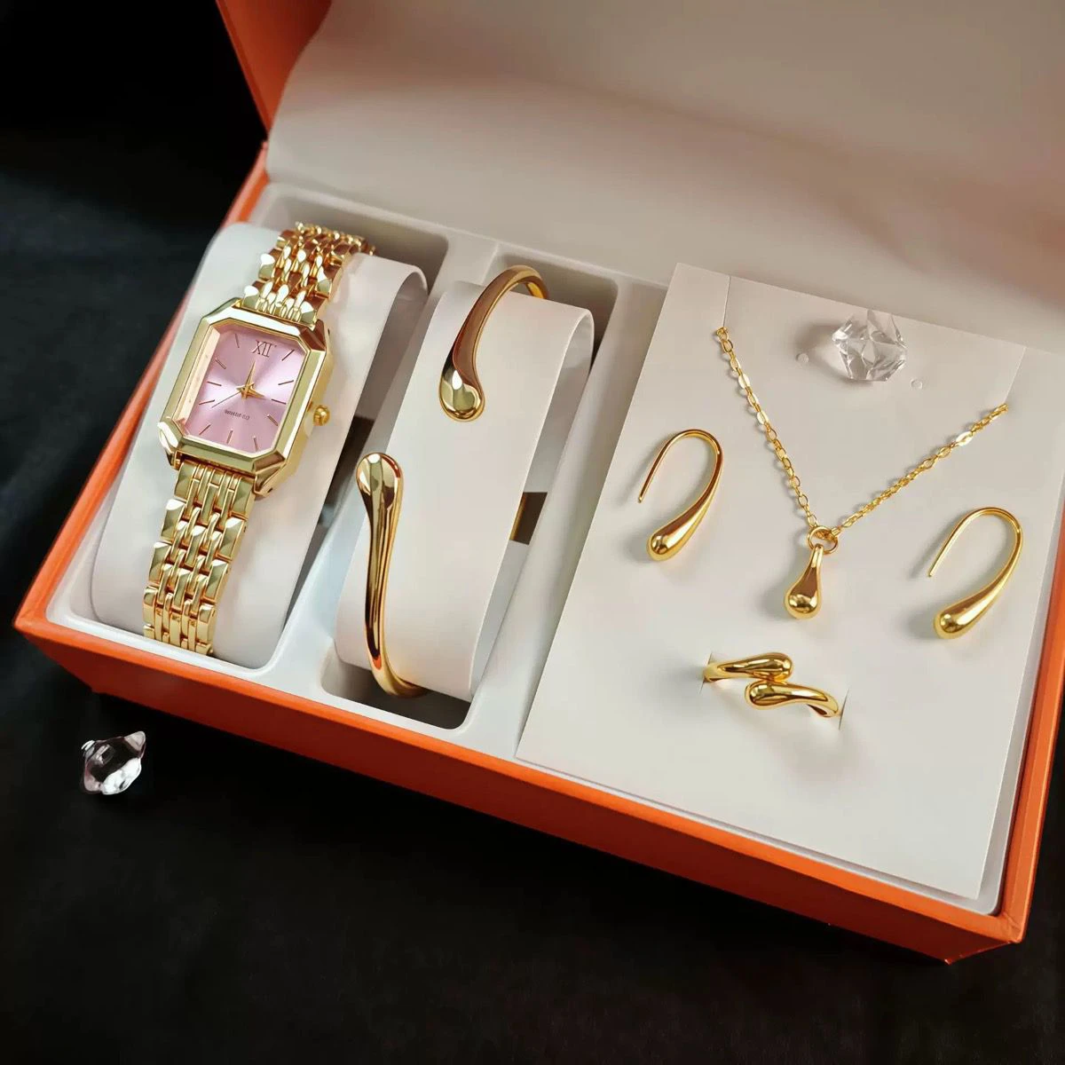 New luxury steel band women's watch