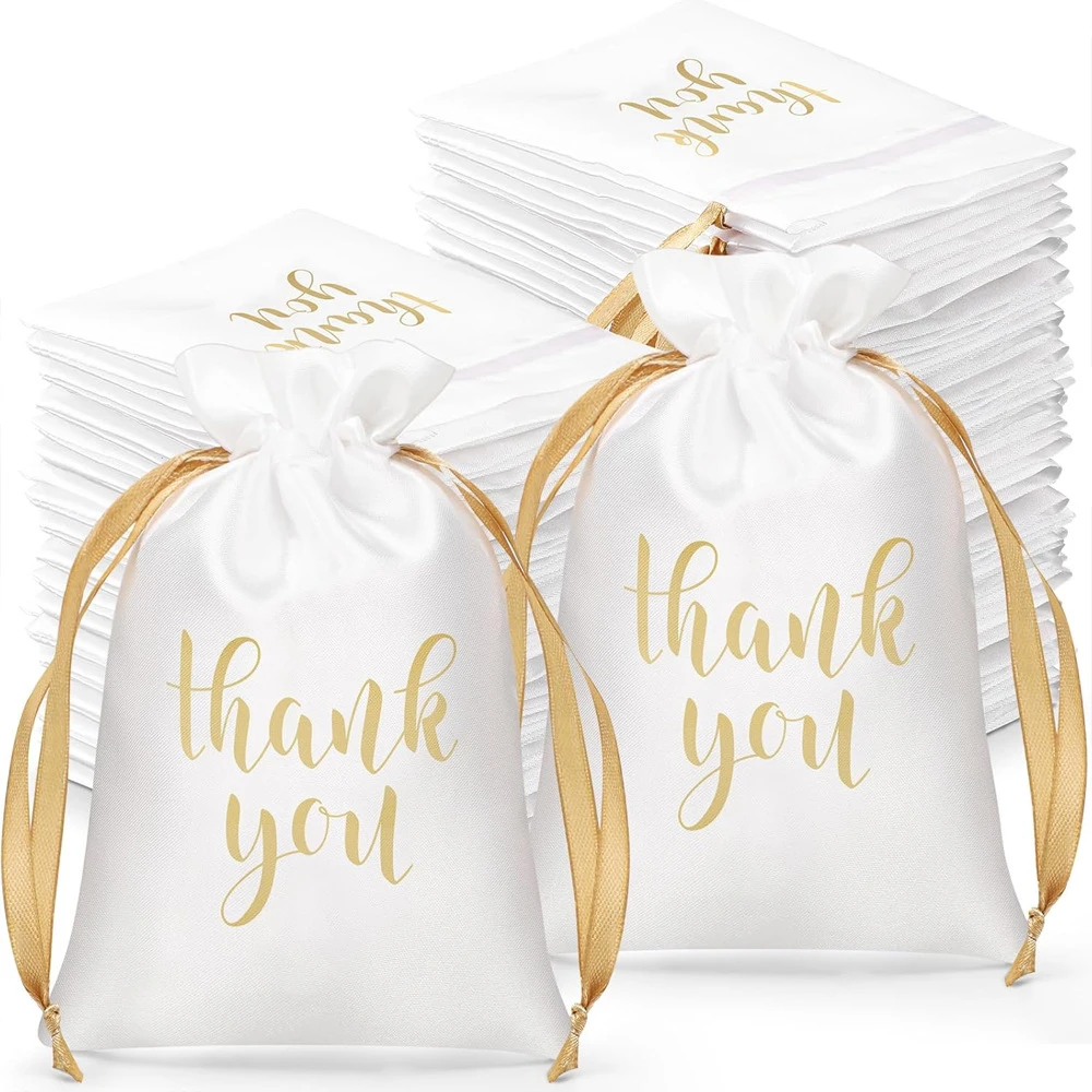 Silk section satin Thanksgiving gift bag