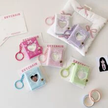 Heart-Shaped Hollow Loose-Leaf Photo Album for Girls