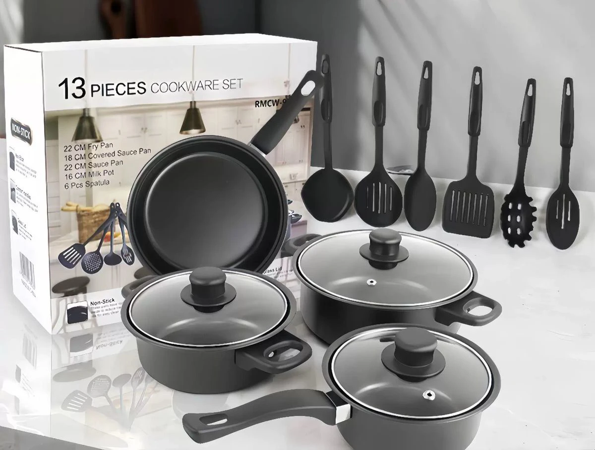 Hot-selling 13-piece pot with spatula