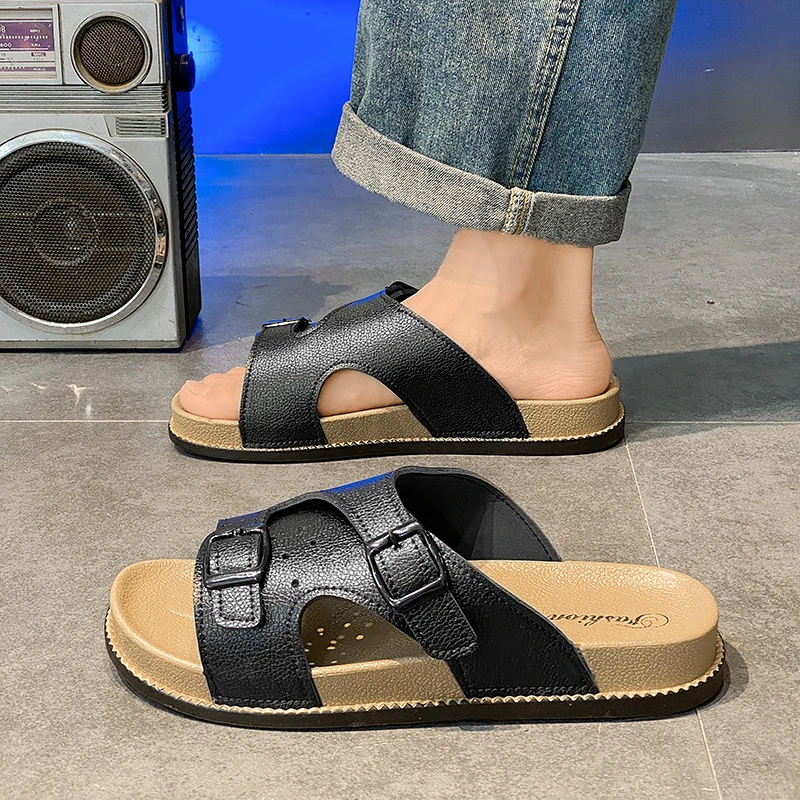 Trendy Men's Slippers for Outer Wear