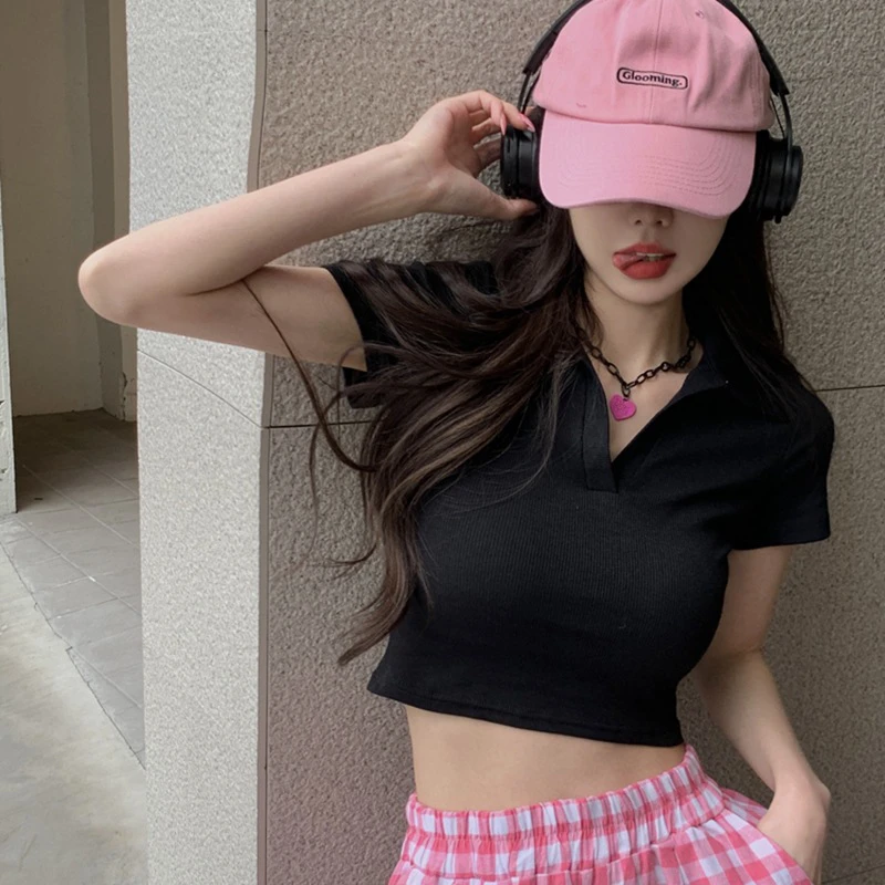 Sweet Hot Girl Regular Shoulder Short Sleeve T-Shirt thumbnail