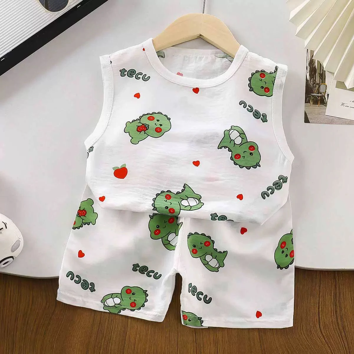 Children's Vest Suit Sleeveless T-Shirt