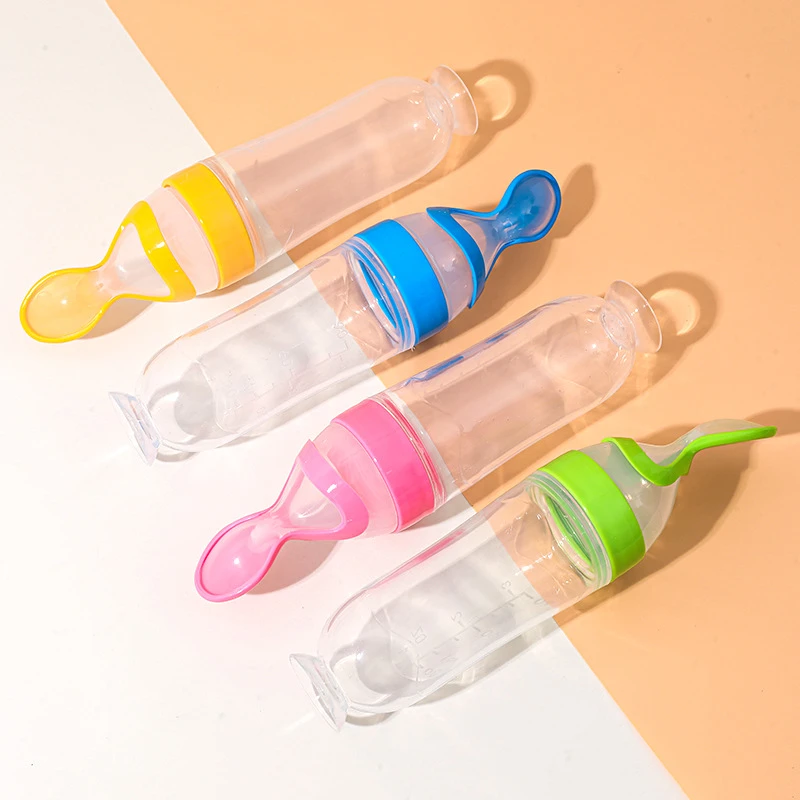 Children's Baby Silicone Rice Cereal Bottle