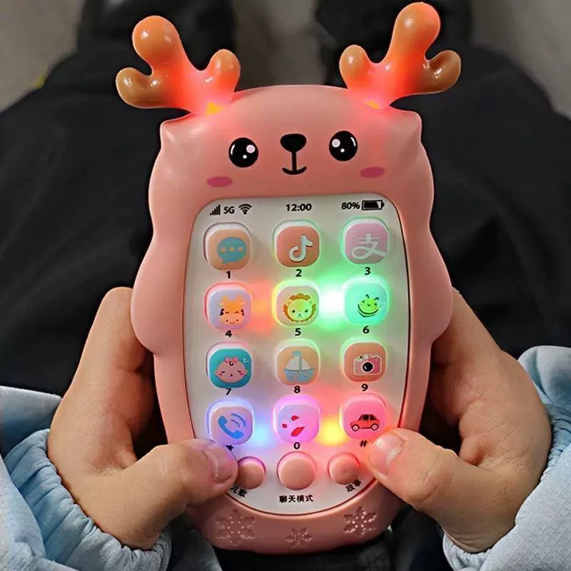 Baby Chewable Teether Baby Artificial Mobile Phone