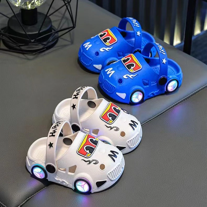ight Version Car Dinosaur Sandals Boys and Girls thumbnail