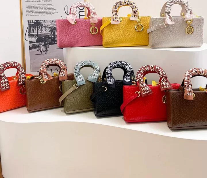 High-grade Silk Scarf Woven Daffy Bag