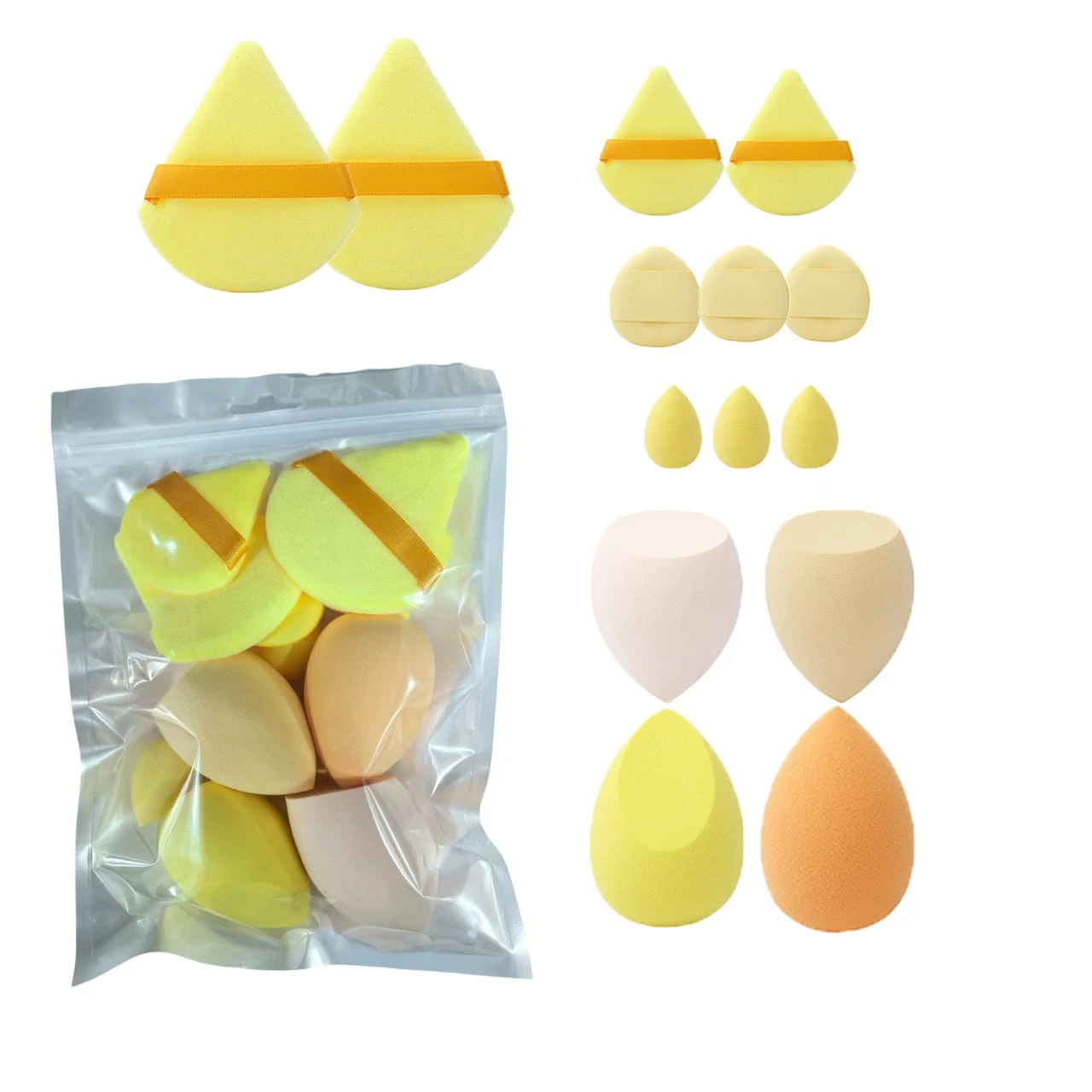 14-Piece Set of Makeup Sponges, thumbnail