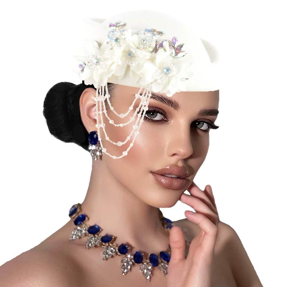 Retro British Felt Turban Hat thumbnail