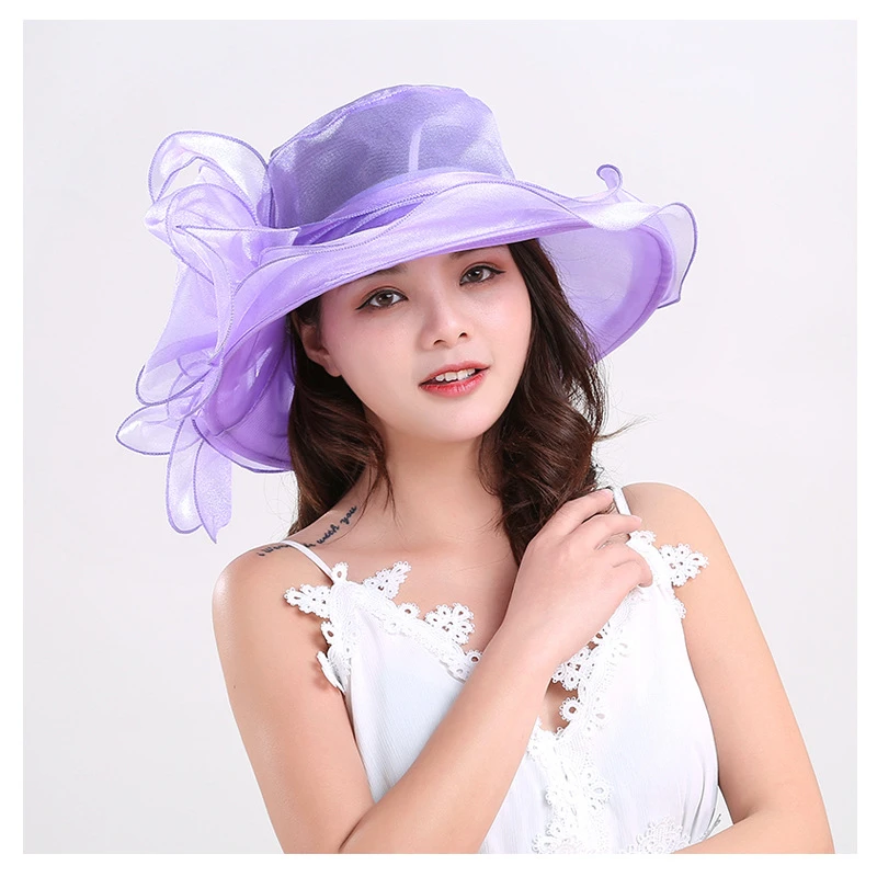 Sun Hat Summer Women's Big Bow thumbnail