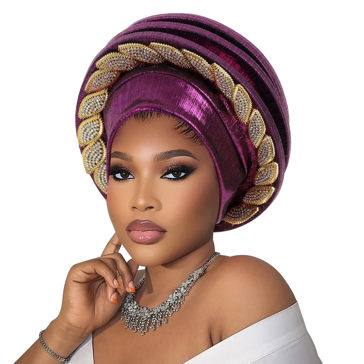 female fashion sticks full of drill bener Berret Baotou cap thumbnail