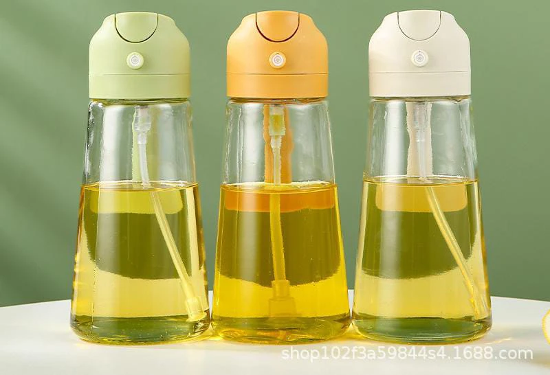 Factory Direct Supply Glass Spray Bottle for Catering Commercial Seasoning Oil thumbnail