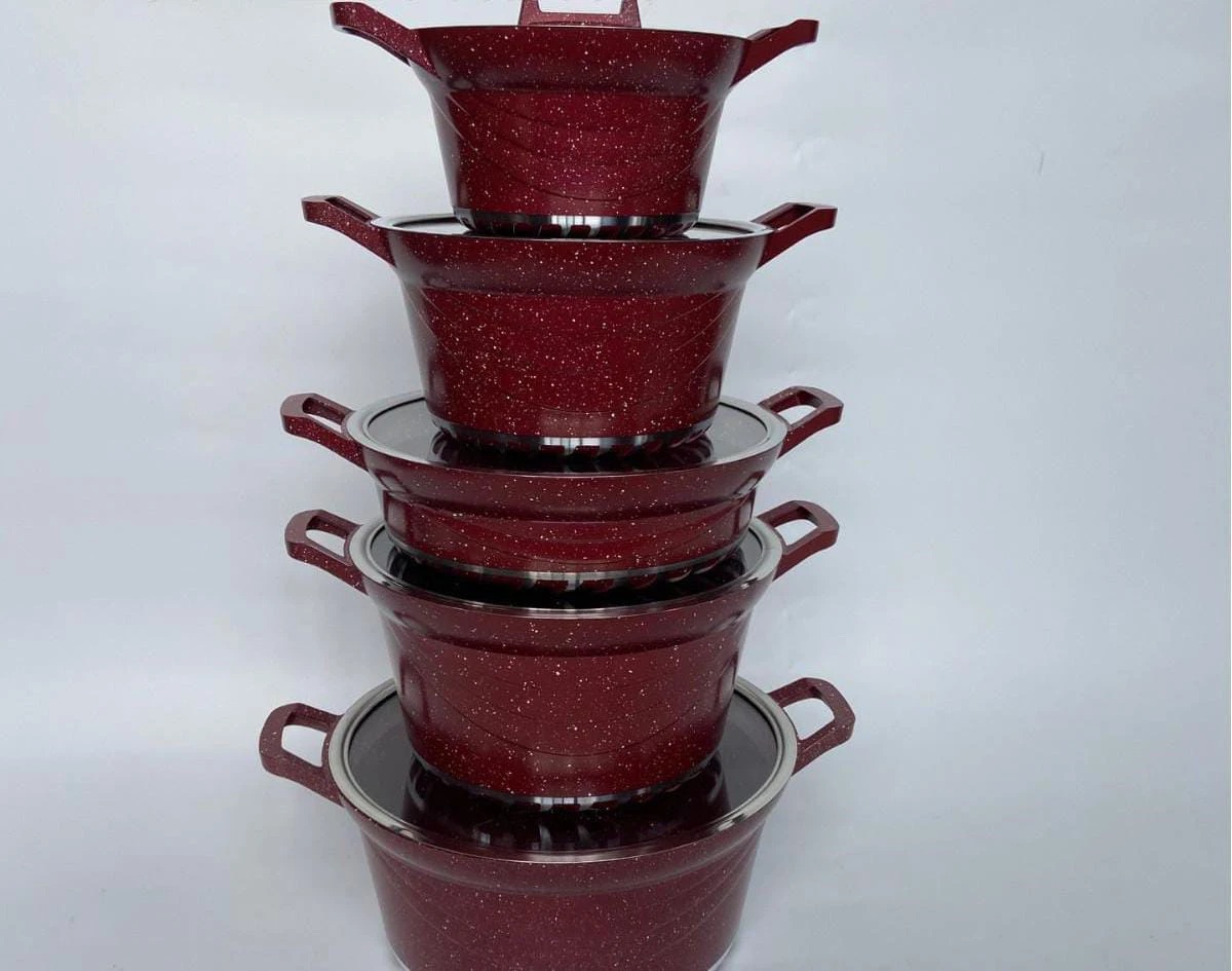 Household flat enamel pot stew pot thumbnail