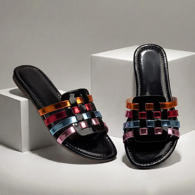 woven flat slippers thumbnail