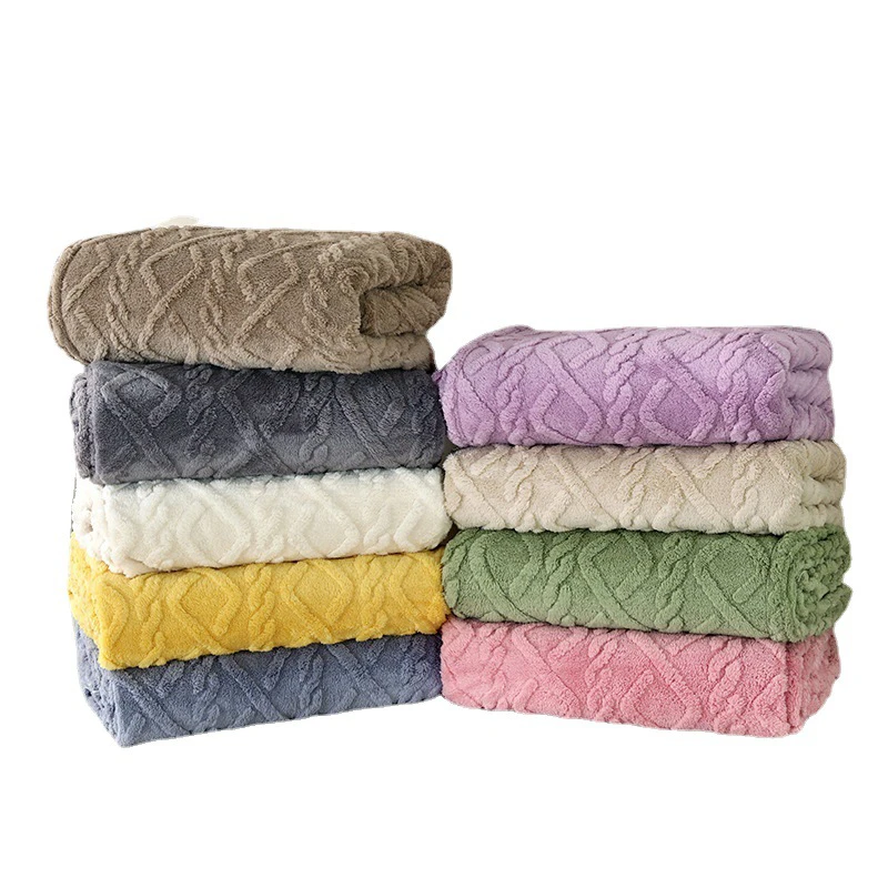 Jacquard Taffeta Blanket Falai Velvet