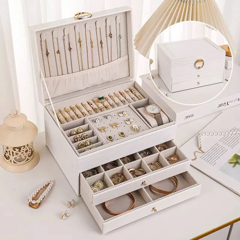 Three-Layer Jewelry Storage Box, thumbnail