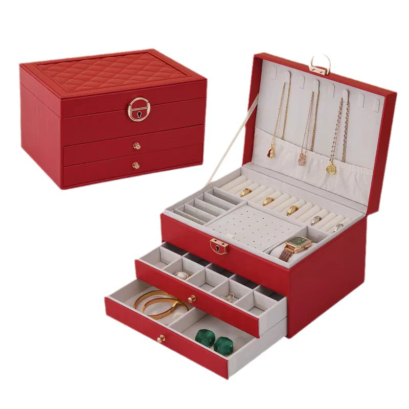 Three-Layer Jewelry Storage Box, thumbnail