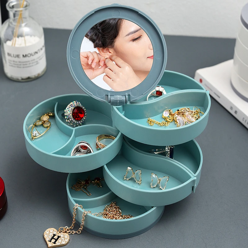 Rotating Multi-Layer Jewelry Box Earrings thumbnail